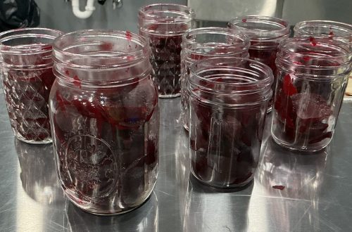 Canning Beets and Frying Homegrown Okra