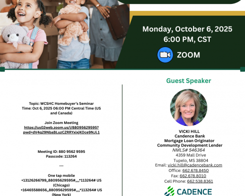 WCSHC Homebuyer’s Seminar
