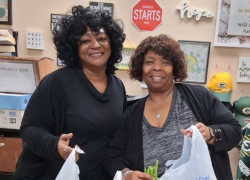 WCSHC Donates Mustard Greens